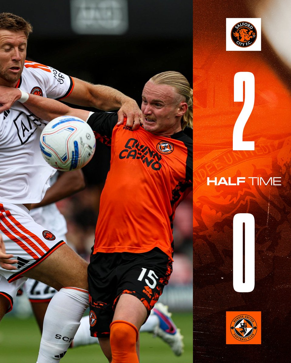 dundeeunitedfc's tweet photo. Salford score on the brink of half-time.
π¦ 2οΈβ£-0οΈβ£ π | #SALUTD | #DUFC https://t.co/hbQig2Beb1