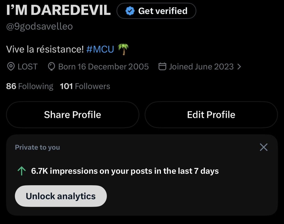 I’M DAREDEVIL tweet media