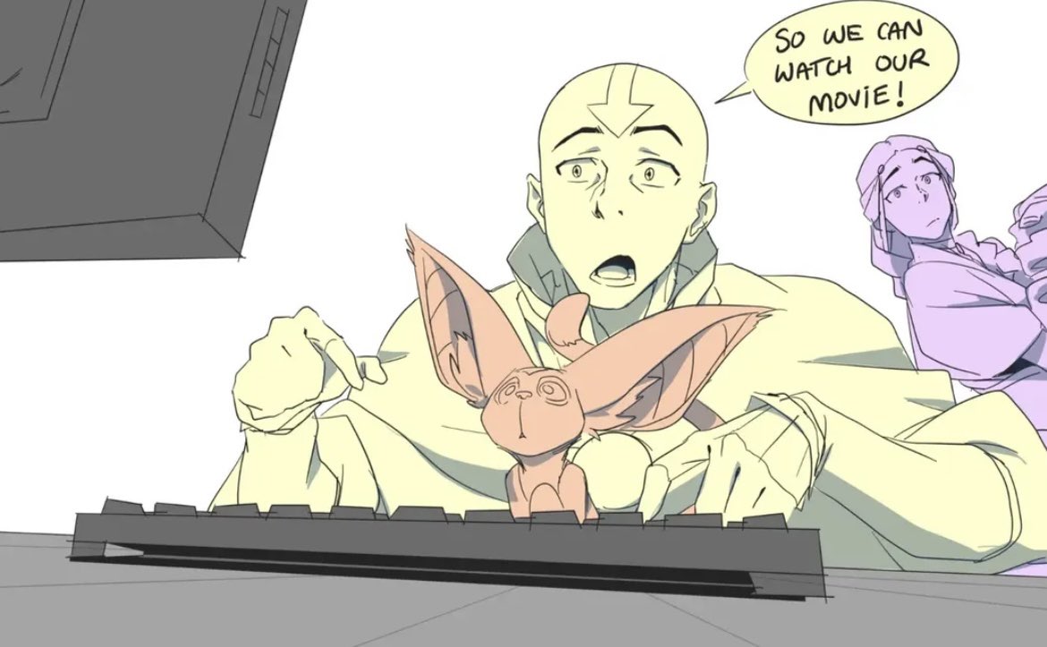 radsappysucker's tweet photo. an animator on the #avataraang movie, richard chhoa, made this cute little mini-comic https://t.co/27nb7S9GMi