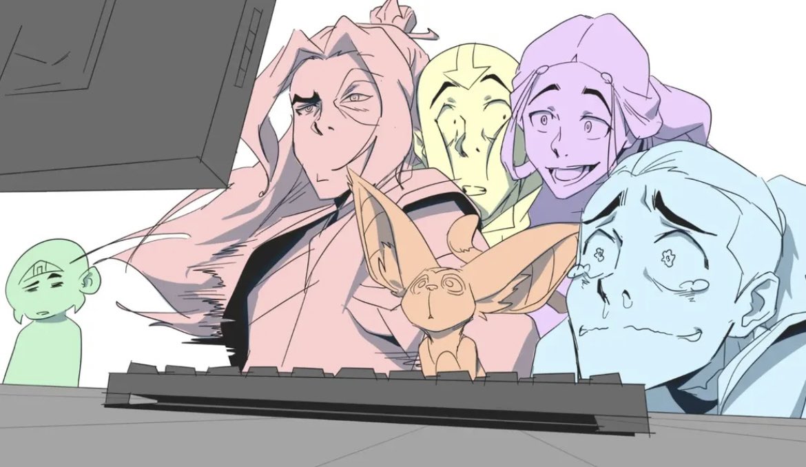 radsappysucker's tweet photo. an animator on the #avataraang movie, richard chhoa, made this cute little mini-comic https://t.co/27nb7S9GMi