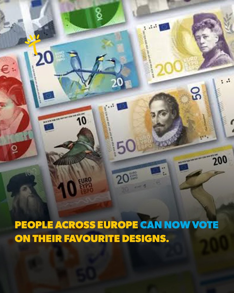 TodayFM's tweet photo. The European Central Bank has unveiled 10 shortlisted designs for the next generation of euro banknotes, featuring themes including European culture and rivers and birds.

The public consultation is open until 21 September, with the winning design expected to be chosen later this year. While the new notes won't arrive immediately, the redesign marks the first major update to euro banknotes in over two decades.

Existing euro notes will remain valid and continue to circulate alongside the new series once they're introduced.

#News #Euro #Europe #TodayFM