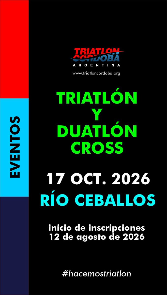 triatloncba's tweet photo. En pocos días se inicia el proceso de inscripciones para el comienzo de temporada a pleno!!!♥️

Carreras oficiales con distancias reglamentarias.

👌CARRERAS ABIERTAS A TODAS LAS PERSONAS 👌

Formatos individuales o postas.

COSTOS PROMOCIONALES https://t.co/Gq4uDbklFi