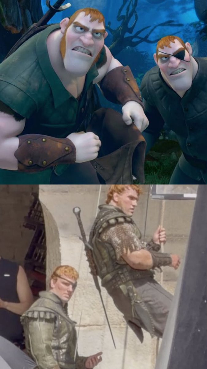 reminiscinbby's tweet photo. really hoping the tangled live-action remake is good because this casting is absolutely perfect 🙂‍↔️ https://t.co/TbmK0Gln7m