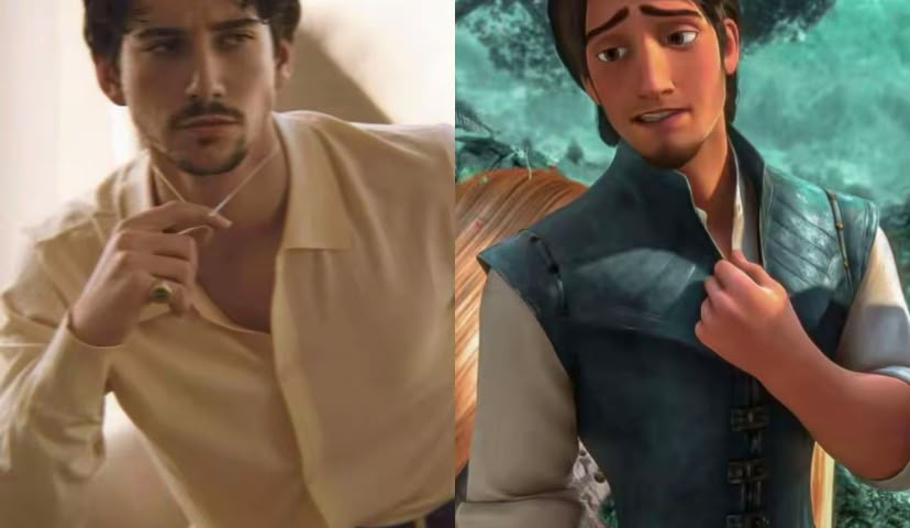 reminiscinbby's tweet photo. really hoping the tangled live-action remake is good because this casting is absolutely perfect 🙂‍↔️ https://t.co/TbmK0Gln7m