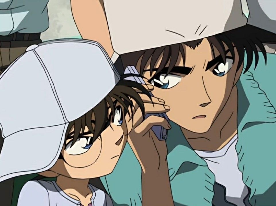 Joon__xx's tweet photo. Heiji and Conan when they meet https://t.co/BajJrOyxK0