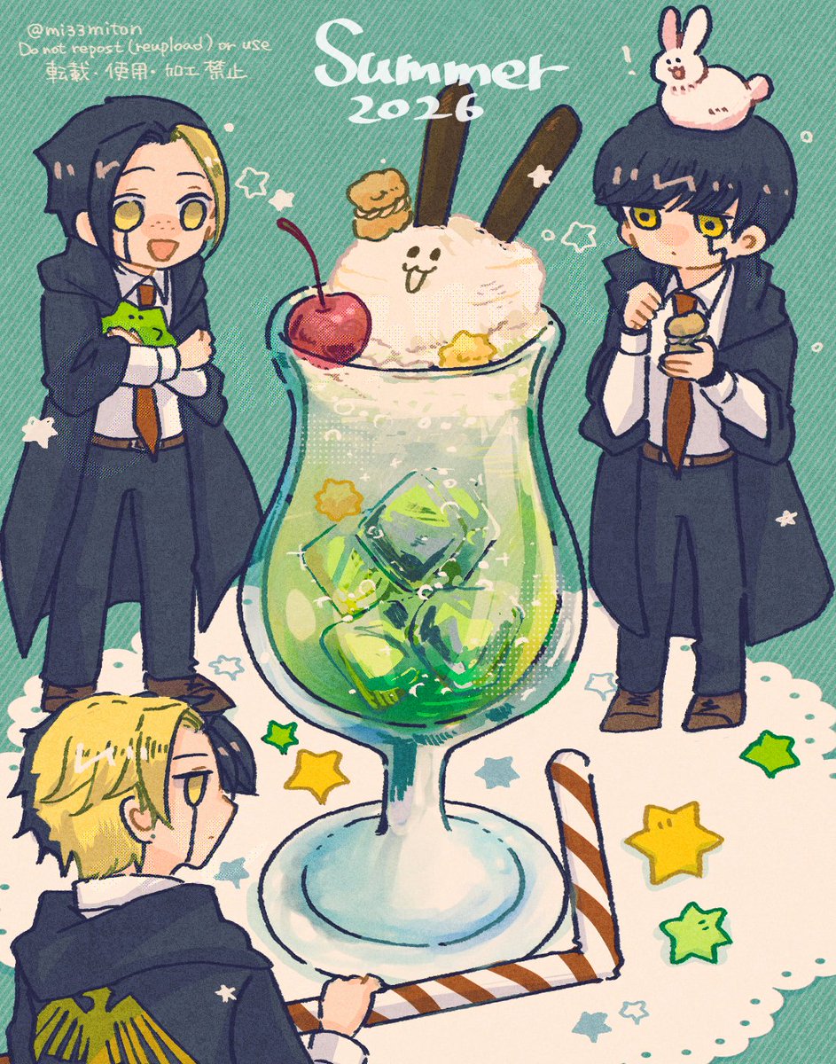 mi33miton's tweet photo. ☔&amp;🍄&amp;🐬 （クリームソーダ） https://t.co/FsAt4rBRAY