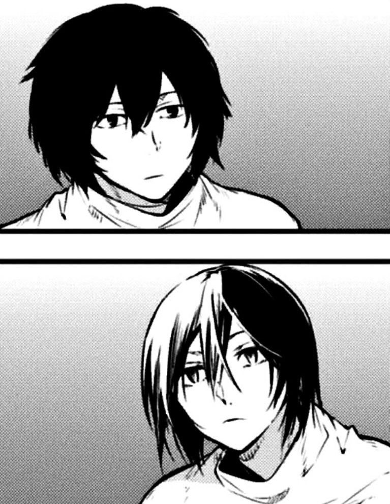gloomstoevsky's tweet photo. Fyodor: Dazai-kun, I have a joke to tell. I think you’d quite enjoy this one. 

Dazai: Hell no.

Fyodor: Two gentlemen were travelling by carriage. One said, “My horse is remarkably intelligent!” The other replied with, “then, why does it still carry you?”

Dazai: …ok. https://t.co/kiE7mhat5W