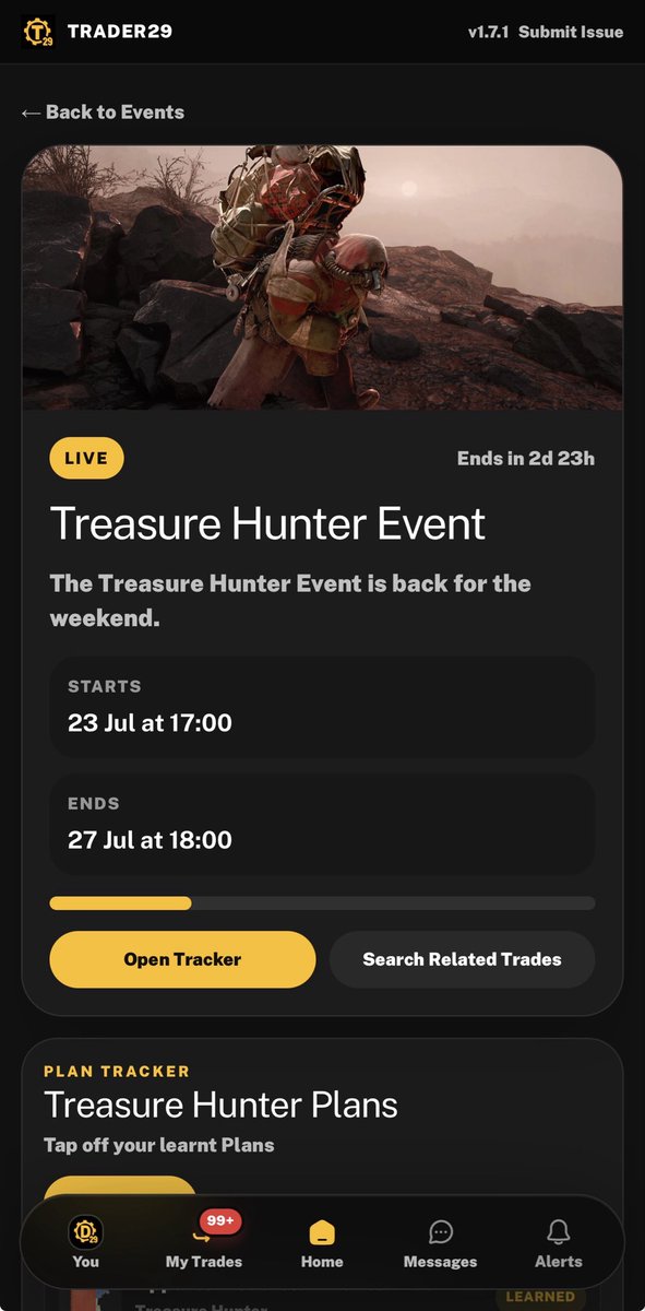 dwalton_29's tweet photo. Trader29 alerts you when events are started, along with a full community calendar of events.

Track plans or search for releated trades, all in one place.

If you play #Fallout76 give it a go.

Web/iOS - https://t.co/iKqXAjyAh3
Google Play - https://t.co/UlZHpt6mSi https://t.co/U0Y4pJEfo2