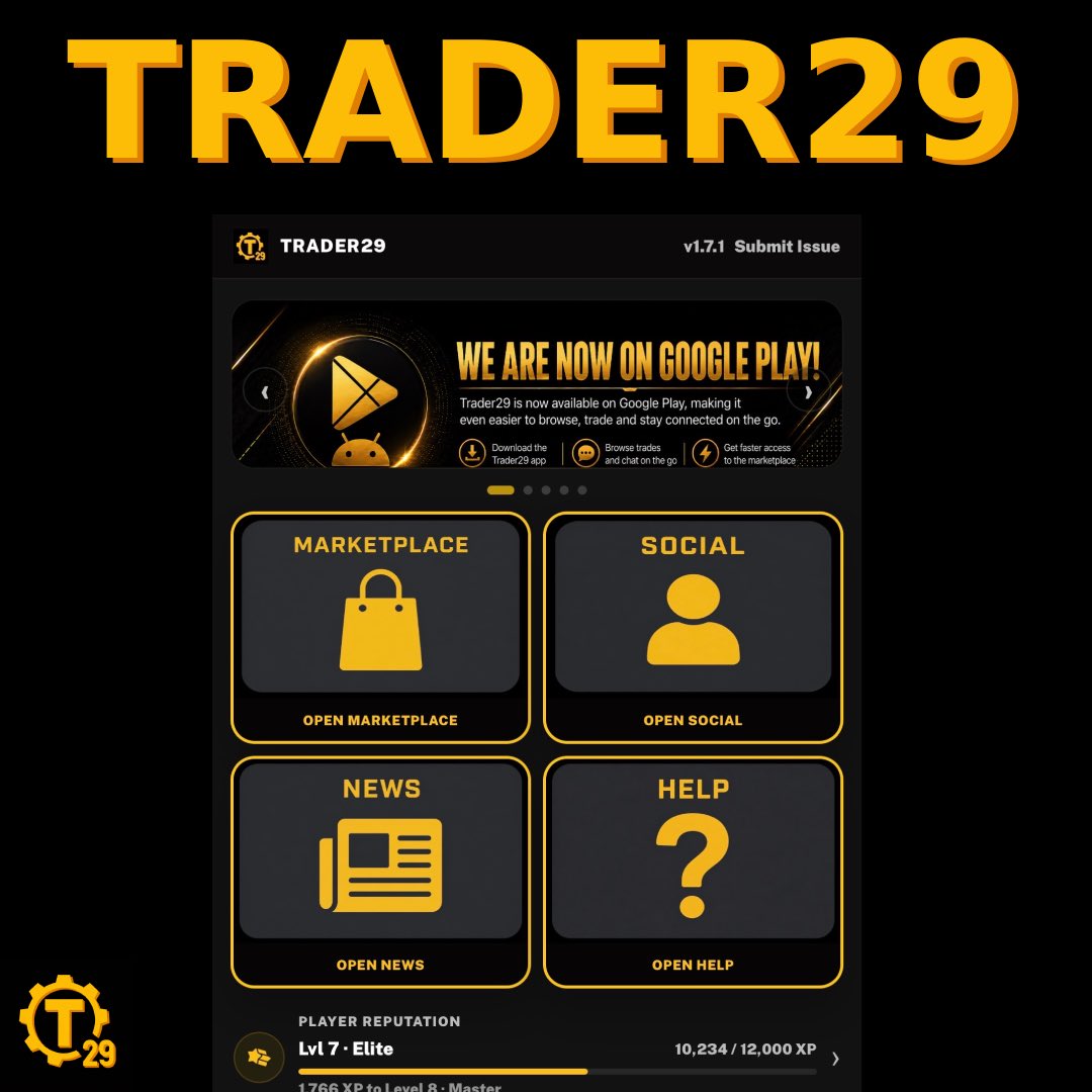 dwalton_29's tweet photo. Trader29 alerts you when events are started, along with a full community calendar of events.

Track plans or search for releated trades, all in one place.

If you play #Fallout76 give it a go.

Web/iOS - https://t.co/iKqXAjyAh3
Google Play - https://t.co/UlZHpt6mSi https://t.co/U0Y4pJEfo2