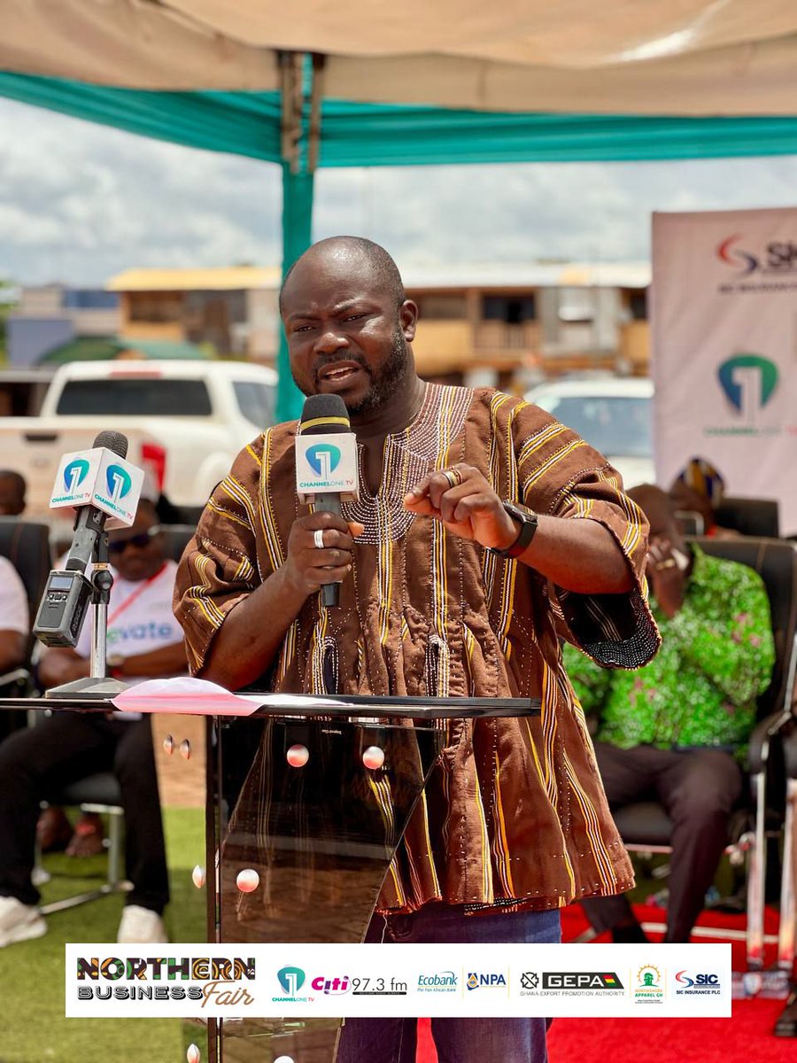 Citi973's tweet photo. 📸 Haruna Mohammed, Deputy General Secretary of the New Patriotic Party (NPP), joined stakeholders at the official launch of the 2026 Northern Business Fair, highlighting the event's growing significance as a platform for business and enterprise.

#ChannelOneTV #NorthernBusinessFair2026 #CitiFM #Tamale