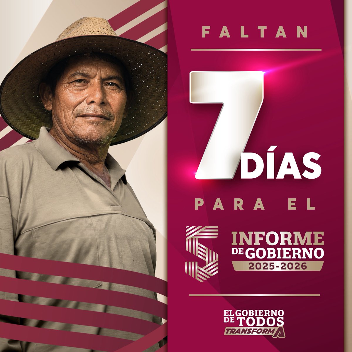 JMauryH's tweet photo. Estamos a solo 7 días de compartir contigo los resultados de cinco años de trabajo por Campeche. ¡Nos vemos en el 5.º Informe de Gobierno!

#Layda5toInforme https://t.co/3cmHTHoTsO