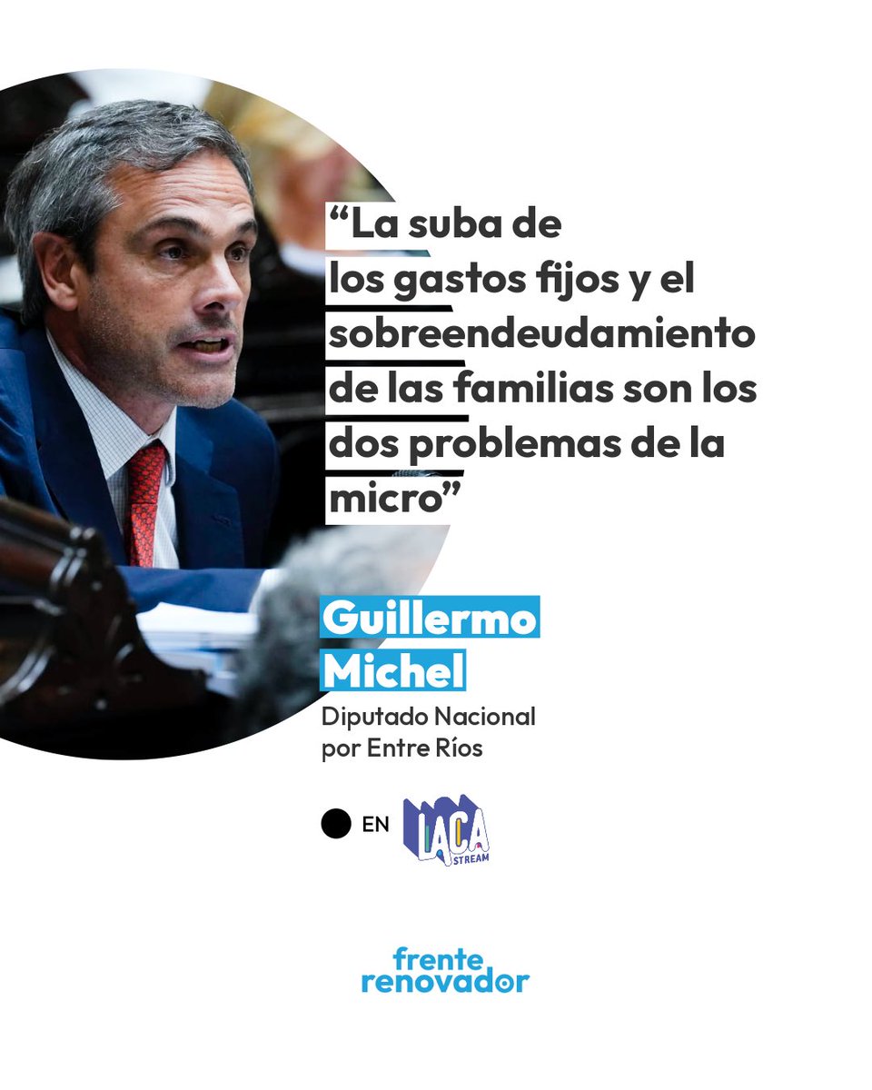 FrenteRenovador's tweet photo. Los ingresos pierden poder de compra y cada vez más familias recurren al endeudamiento para sostener sus gastos cotidianos.

La economía real se resiente cuando llegar a fin de mes se vuelve cada vez más difícil.

Frente a esta realidad, hace falta un Estado eficiente que vuelva a ocuparse de las necesidades concretas de la gente.

@MichelGuilleOK en @lacastream 🧵👇