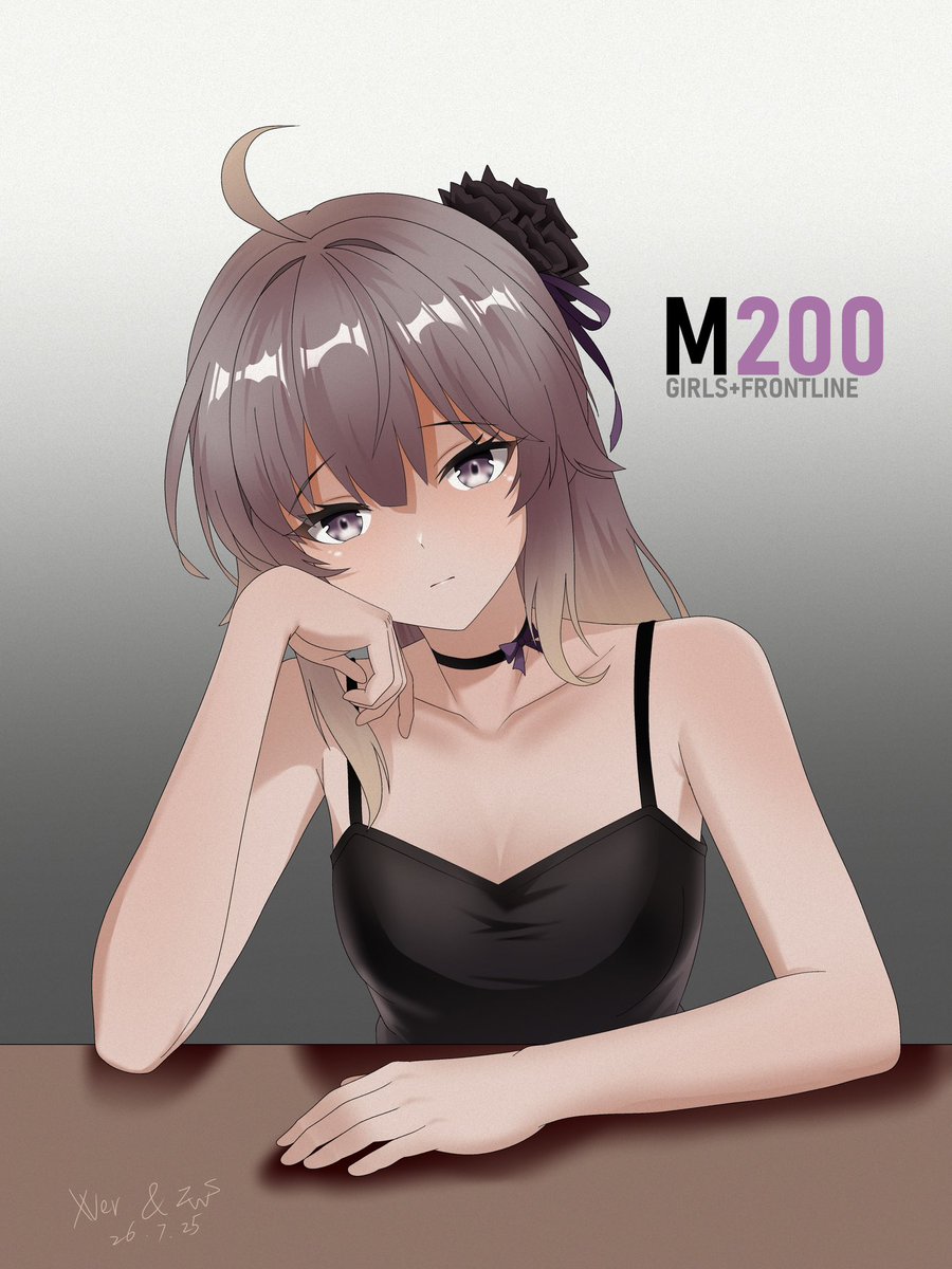 azure060702's tweet photo. M200 #ドルフロ #少女前线 #少女前線 #GirlsFrontline #ドールズフロントライン #m200 #夏安 https://t.co/79cbii2DSW