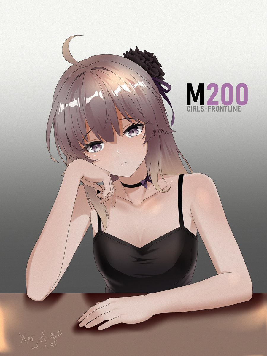 azure060702's tweet photo. M200 #ドルフロ #少女前线 #少女前線 #GirlsFrontline #ドールズフロントライン #m200 #夏安 https://t.co/79cbii2DSW