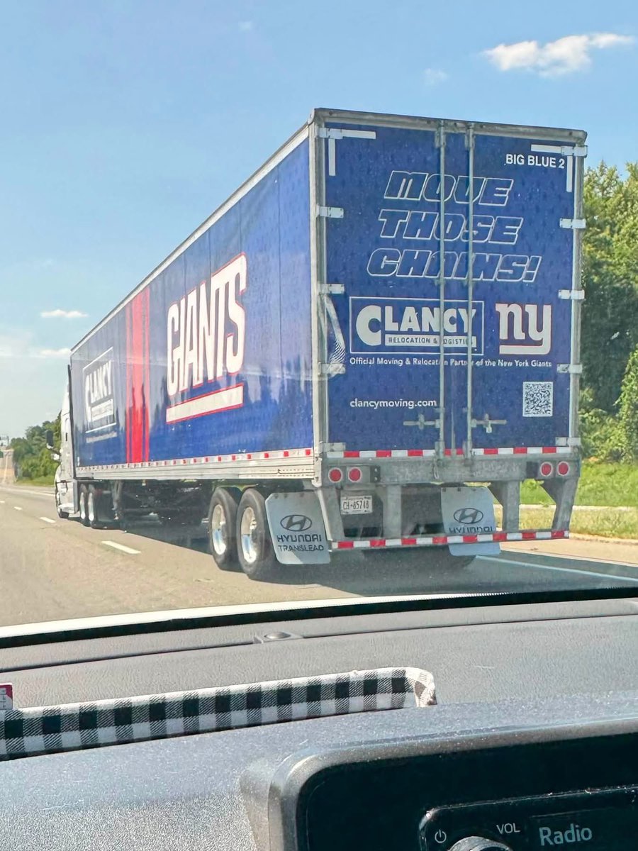 GiantsNationPod's tweet photo. West Virginia bound https://t.co/VhJJ2VtuwV