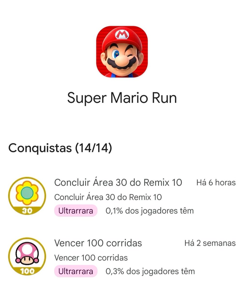 Osamamados's tweet photo. Super Mario Run - 100% https://t.co/rxu9B4ILR2