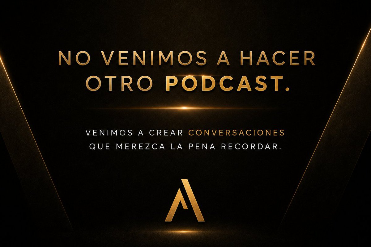 asimetricopod's tweet photo. Hoy nace ASIMÉTRICO.

Un espacio para conversaciones sobre rendimiento, mentalidad, negocios y pensamiento crítico.

Han sido muchos meses de trabajo para construir exactamente el proyecto que teníamos en mente.

El primer episodio se estrena el lunes 27 de Julio

Bienvenidos. https://t.co/rCCIbNkLN3