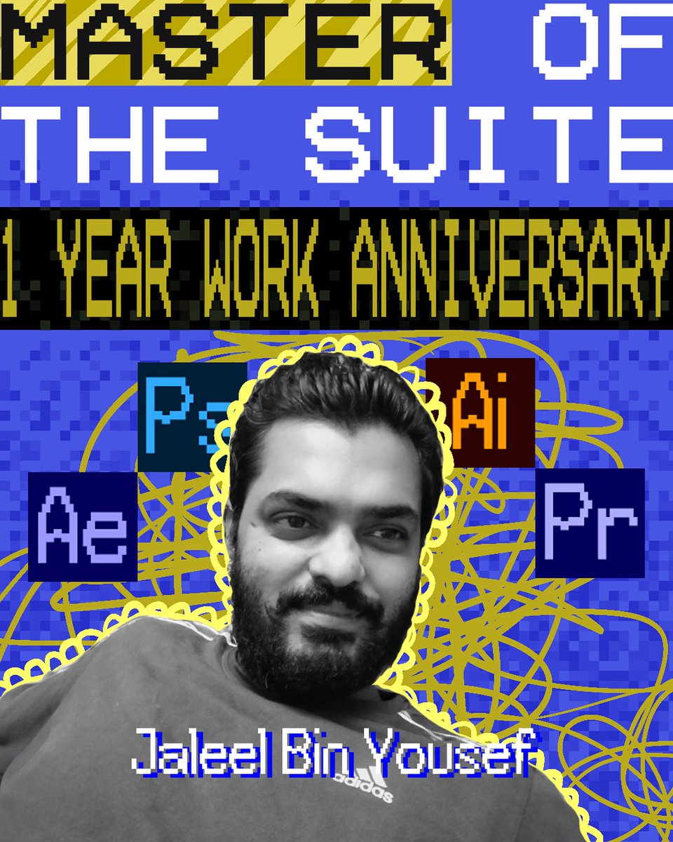vichithramin's tweet photo. Happy Work Anniversary Jaleel etta!

We love working with you♥️
_
_
_
#workanniversary #vichithramdesignstudio #brandingagency https://t.co/b34UdYMdMO