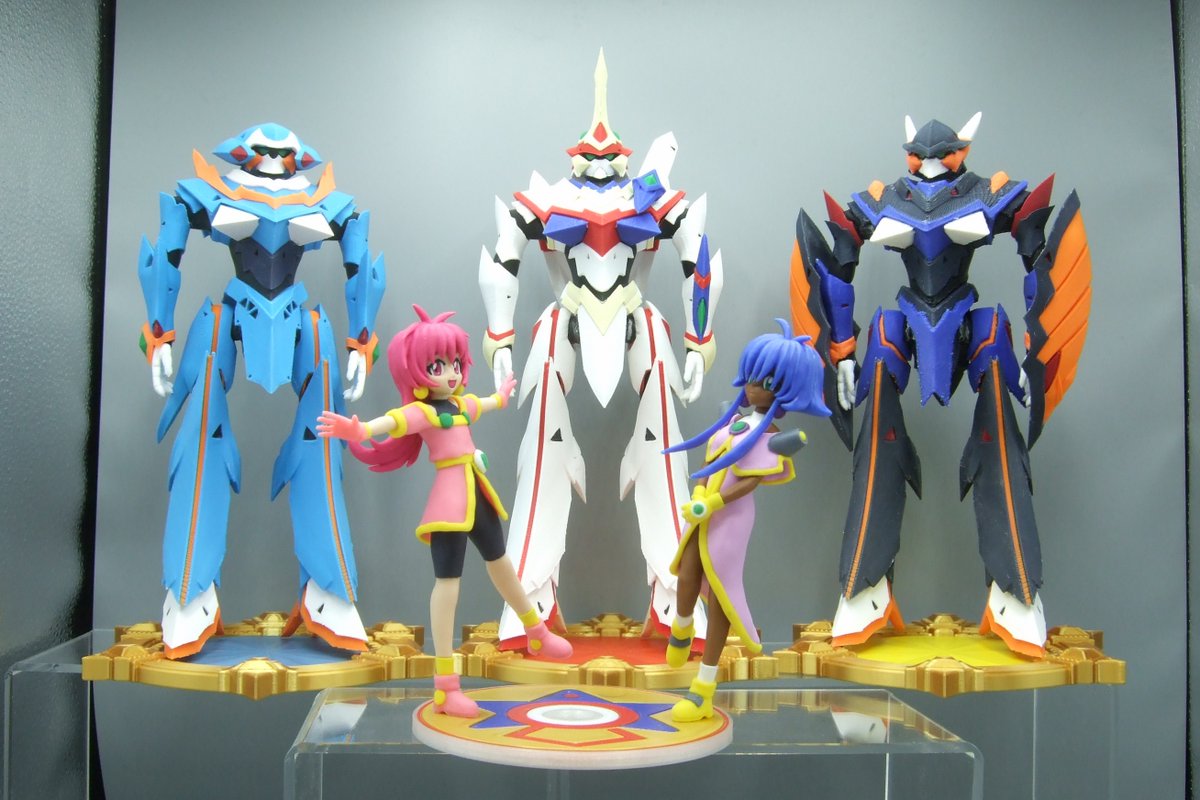aranga's tweet photo. ＃ラムネ40
#wf2026s 
展示のみですが、VS騎士ラムネ＆40炎から3体の神霊騎士とパフェとカカオ。
NG騎士ラムネ＆40から8体の守護騎士とポーン八兄弟+1。
を卓に並べるだよ。(全部FDM3Dプリンター出力品)
VS騎士30周年だし並べてみるのも一興かなで用意してみました。 https://t.co/Jiv3QpaAfl