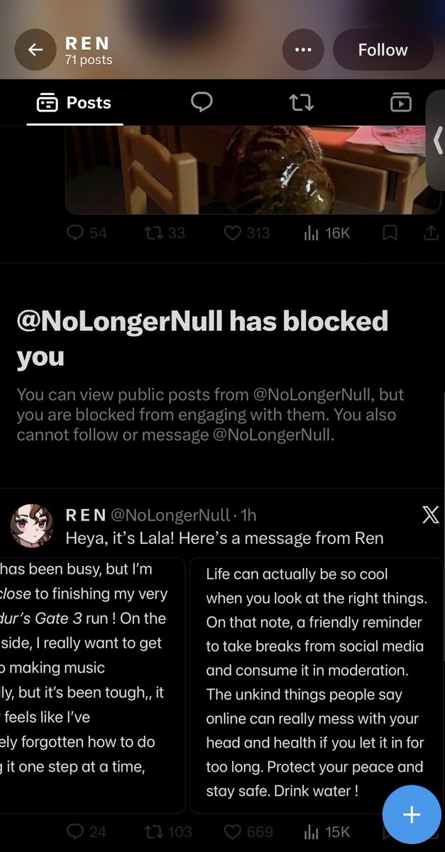 Impurity_2004's tweet photo. All I wished was the best for her and her career and she needs to apologize for her lies or it’ll only go downhill, and I get blocked after

It’s so sad to see how one can lie about such a serious crime and when called out, tries to sweep it under the rug.
#Pressure #Roblox https://t.co/xvi2HxOoIQ