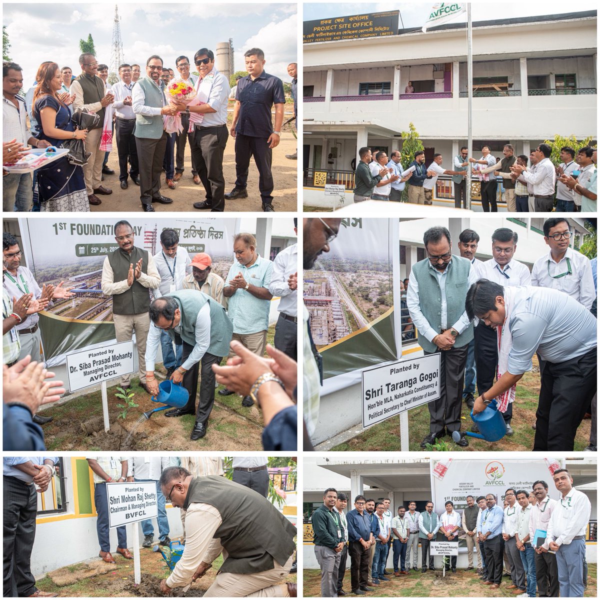AVFCCL_ASSAM's tweet photo. and building a stronger tomorrow.

Happy 1st Foundation Day, AVFCCL!

#AVFCCL #1stFoundationDay #Namrup #Assam #Partnership #Progress #Sustainability #Infrastructure #CSR #ProjectDevelopment #NationBuilding #FoodSecurity https://t.co/5y35YrxVhC