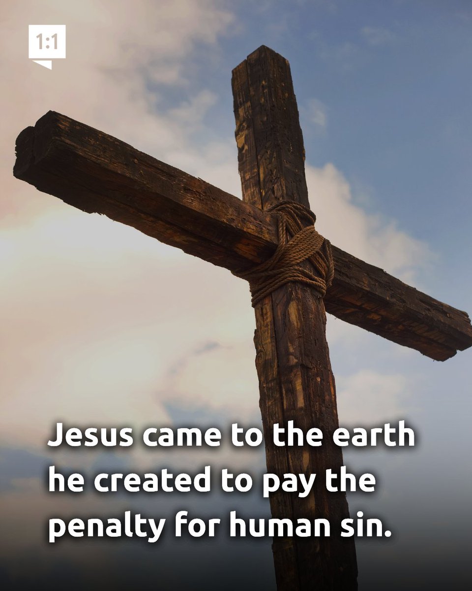 AiG's tweet photo. The Creator took on human form to die for us because he loves us. https://t.co/Q4DrfOwg5o