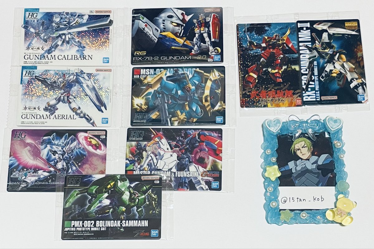l5tan_kob's tweet photo. 【交換】GUNDAM ガンプラパッケージアートグミ4 

求▷354陸戦型ガンダム地上戦セット>他SEED関連(カード、シールなんでも〇)

譲▷画像(2枚目過去弾.3枚目イタジャガ)

2枚〜お取引できる方優先
郵送交換のみ
よろしくお願いいたします⸜🌷︎⸝‍ https://t.co/3AXo50Tk6H