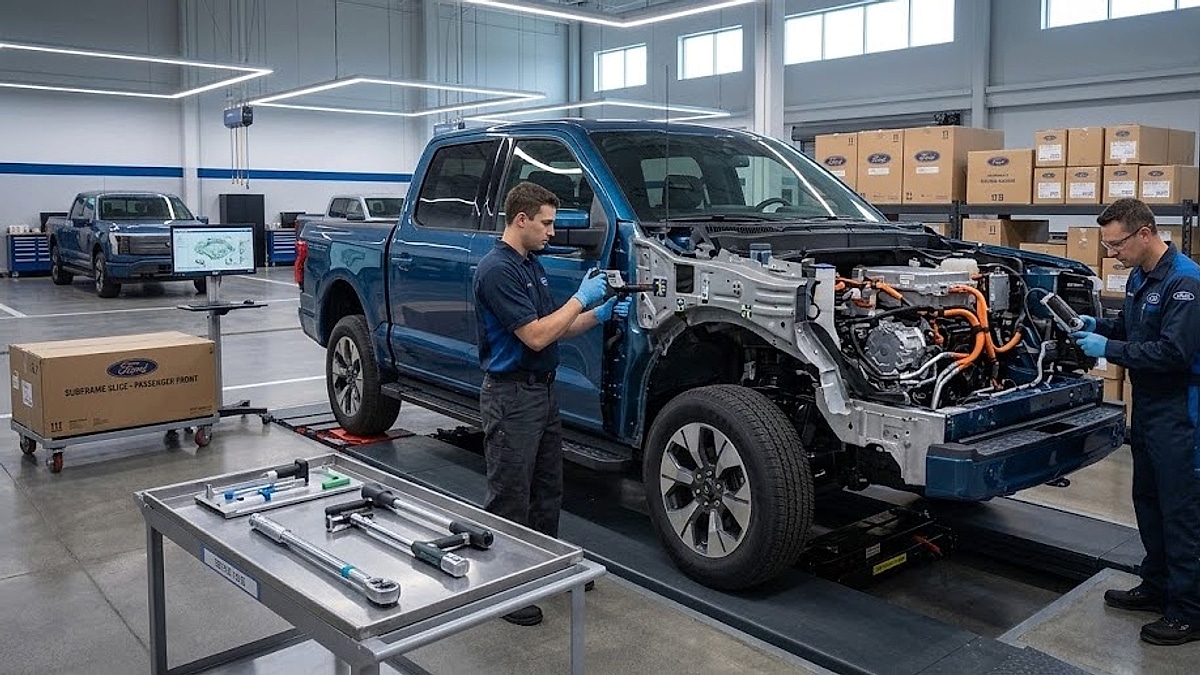 DenisFlierl's tweet photo. Ford’s $30K EV truck cuts factory costs with "unicast" aluminum, but minor fender benders could trigger sky-high insurance rates or total losses. Is it worth the risk?
Read @DenisFlierl’s deep dive via @torquenewsauto: https://t.co/10oZcY97j4
#Ford #EV #CarInsurance https://t.co/cRaFeRNwgz