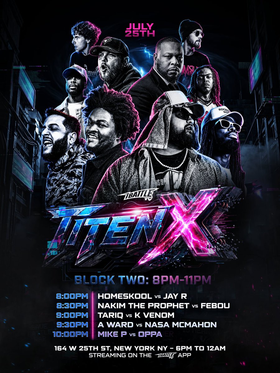 TITENX - July 25th (NYC) tweet media