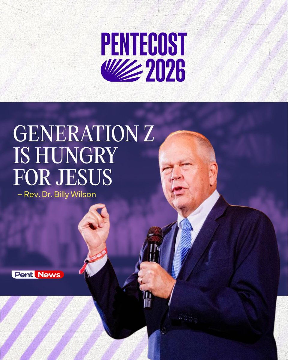 thecophq's tweet photo. The President of the World Pentecostal Fellowship, Rev. Dr. William Wilson, has declared that the world is witnessing "the greatest generational revival in history," saying young people, particularly Generation Z, are demonstrating an unprecedented hunger for Jesus Christ.

Delivering brief remarks during Day Two of the Pentecost Conference 2026 in Oberhausen, Germany, Rev. Wilson expressed optimism about the future of the global Church, describing the current generation as one that is passionately embracing authentic Christianity.

🌐 | Read more: https://t.co/rKReEjKSSn

#PentNews | #Pentecost2026 | #Germany | #PossessingTheNations