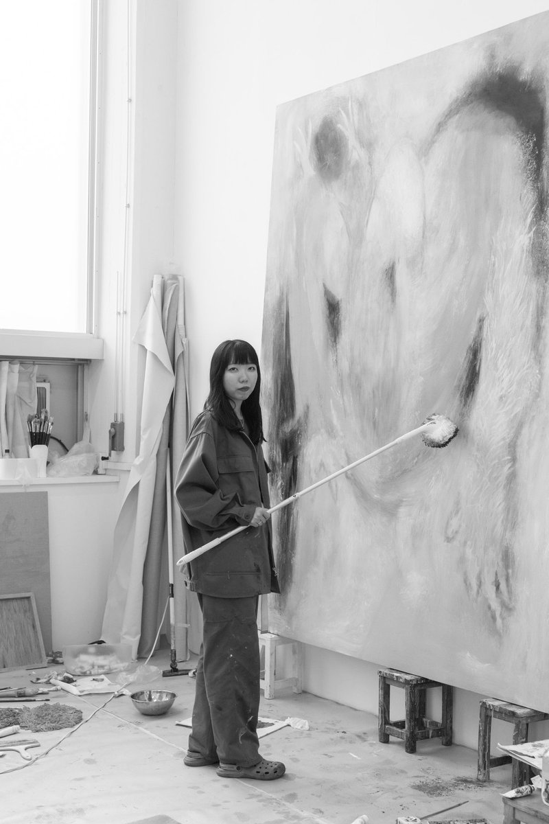 lfjlit's tweet photo. ◎おしらせ◎

個展に合わせてトークイベントを開催します。
ゲストはDYGL,Deadbeat PaintersのNobuki Akiyamaさん、司会は編集者の花井優太さんです。

日時:2026年8月2日(日) 16:00〜17:00
場所:COPYCENTER gallery
(板橋駅西口から徒歩6分、新板橋駅A3口から徒歩1分)

ぜひお越しください🍀 https://t.co/nOvhczkbvO