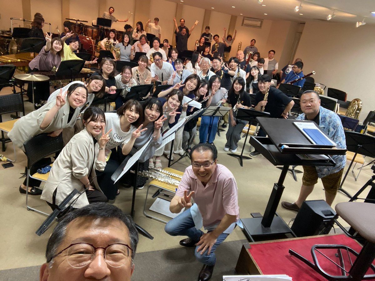 iwaki_swe's tweet photo. 本日から２日間に渡り、
福島県吹奏楽コンクールが行われています！
1日目出場されたみなさん、お疲れ様でした👏
代表になられたみなさん、県代表として頑張ってください！

我々、シンフォニックは明日7/26 17:15～本番となります！
支部大会に続いて、応援よろしくお願いします！
#吹奏楽コンクール https://t.co/tZpwEw6XsI