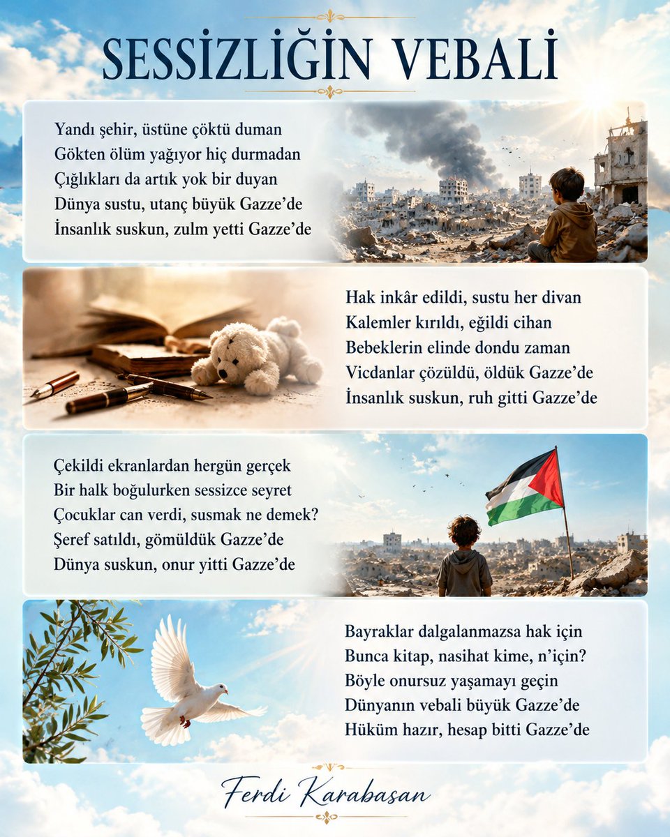 Ferdi_Karabasan's tweet photo. SESSİZLİĞİN VEBALİ