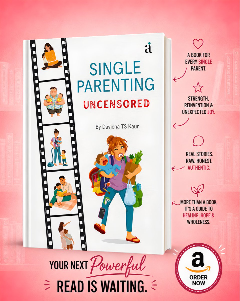 TheDevinaKaur's tweet photo. I am so excited (and relieved 😅) to announce that my new book titled - “Single Parenting Uncensored” is now available on Amazon &amp; yes I am writing under a new name “Daviena TS Kaur” 

More in my other books
• Too Fat Too Loud Too Ambitious
• The Courageous Move
💙
Devina Kaur https://t.co/MmWu2TWUWi