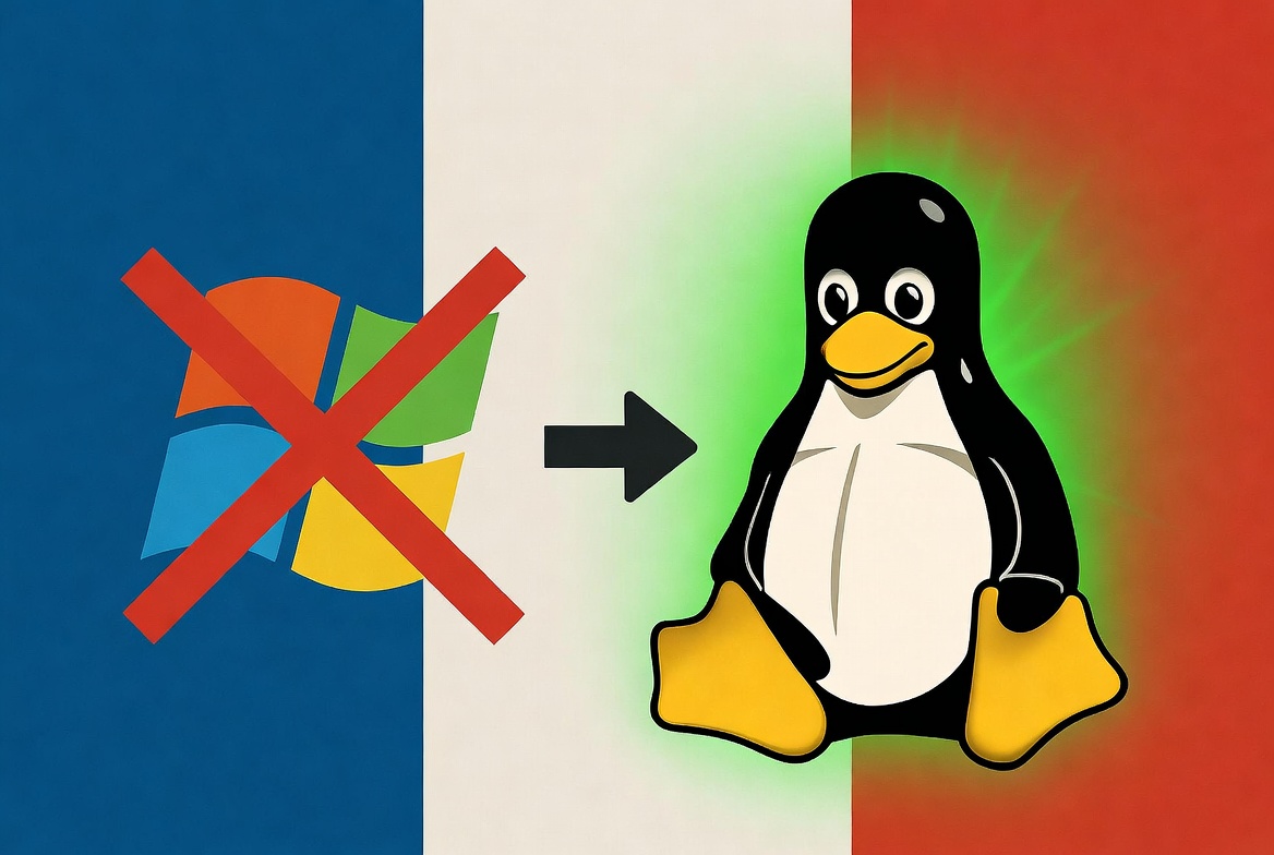 BstoolOB's tweet photo. France is ditching Microsoft Windows on government computers.

Around 2.5 million civil servants will switch to Linux (a free, open alternative) as part of a push for “digital independence” from US tech companies.

Ministries must submit migration plans by the end of 2026. Tools like Teams and Google Drive will be replaced by French-made options such as Tchap and Visio. The national police already run 100,000 computers on Linux successfully since 2008. 

Goal: better security, lower costs, and more control. Challenges like training and old software remain, but France is committed.