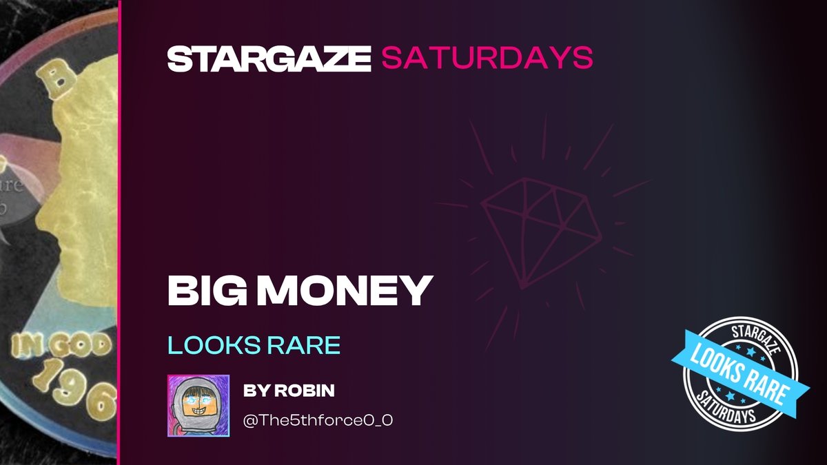 StargazeZone's tweet photo. What happens when you cross @kaufybeans's electron microscopy knowledge, physical coins, and @flarnrules1 wild artistic stylings? You get one very big Stargaze Saturdays thread...

This week:
"Looks Rare" with @BigMoneyonSG 🪙

The 'Denomination' trait calls to us ⬇️ https://t.co/6HWrOTAq6j