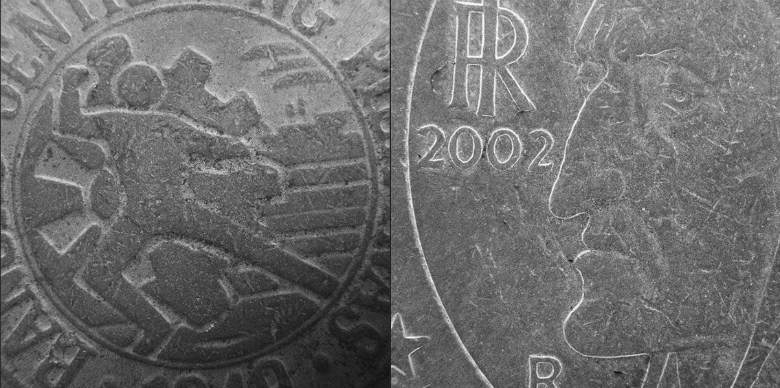 StargazeZone's tweet photo. 🪙 Scarity Level 1 🪙

Attribute: Sentimo | Euro
Rarity: 1 / 1 (~0.05%)

The 2002 2 Euro Dante and the 1982 Phillippines 25 sentimo coins are the only pieces with 1/1 denominations, and appear to have no colouring or art associated with them. 👀
⬇️ https://t.co/yTSXv5okYq