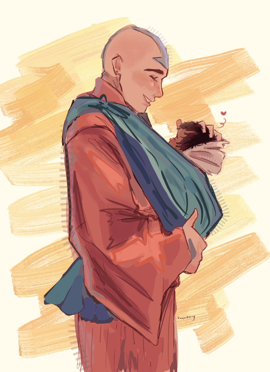 vampzberry's tweet photo. The Avatar and his first baby #aang #bumi #atla #avatar https://t.co/IC0W7g5ohV
