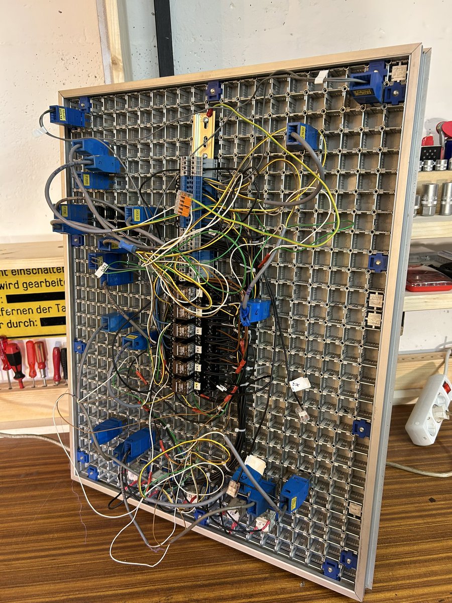 tony8346's tweet photo. Small project:
Nuclear reactor basic control switchboard with relays doing logic for valve positioning and pumps starting/stopping. The 3 main switches trigger 3 lights in my basement workshop. 

#Diy #Reactor #Electronics #Project #Science #Nuclear https://t.co/DPcW5KCv4u