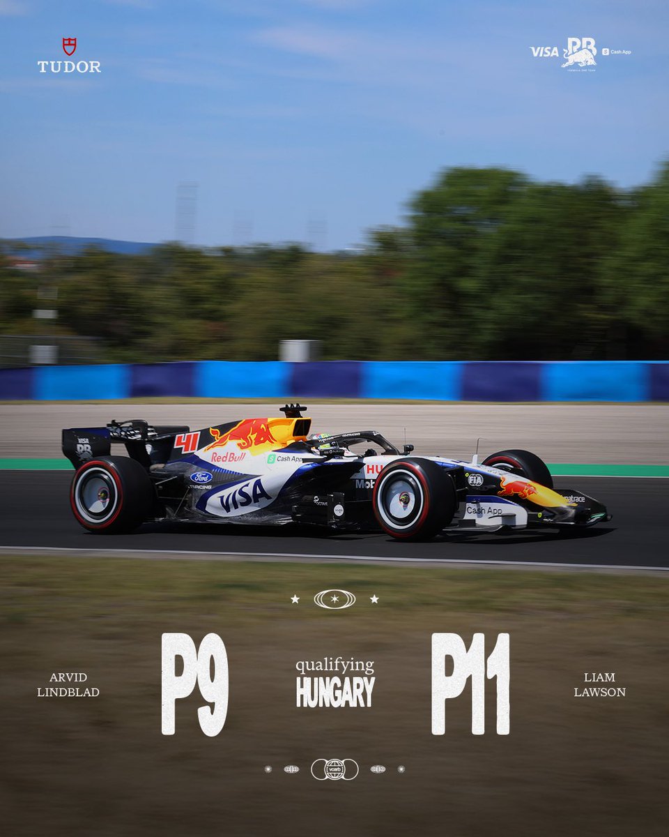 visacashapprb's tweet photo. Bring on race day 💨💨💨

#F1 #VCARB #HungarianGP https://t.co/yhKahcyZC8