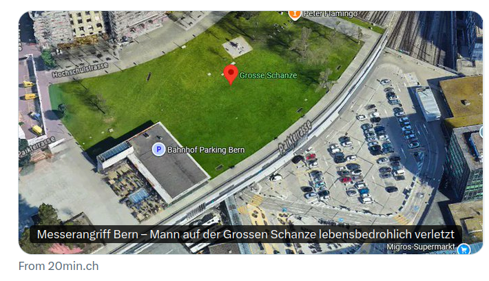 FlashX_XFlash's tweet photo. In der Schweiz gab es am Donnerstag gleich zwei Angriffe mit Messern. Einer in Bern, und einer in Lausanne. Das hält das schweizerische Zwangsfernsehen SRF nicht für berichterstattungswürdig.

Stattdessen erfahren wir, dass in Buenos Aires aus alten Segeln Jacken gemacht werden. https://t.co/ptPAOKGu3k