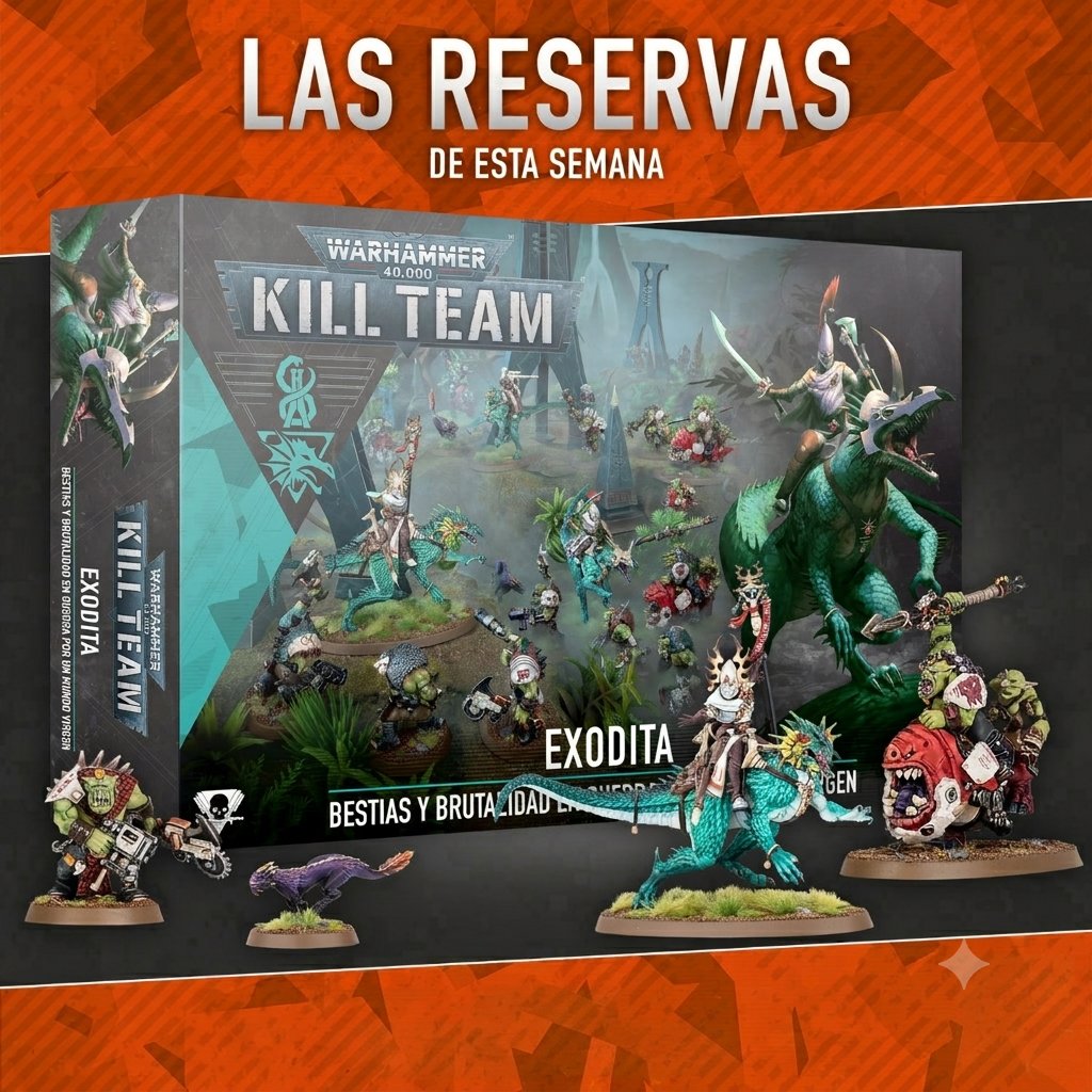 pystore12's tweet photo. Kill Team: Exodita
Nuevos kits, kits de terreno, comandos para Warhammer 40,000, servoarmaduras MkIV y mucho más.
🔗Descubre todo lo que se viene en Warhammer Paraguay en nuestro canal de Whastapp
#WarhammerParaguay
#CitadelColourParaguay
#W40KParaguay https://t.co/3eFR3kJ40a