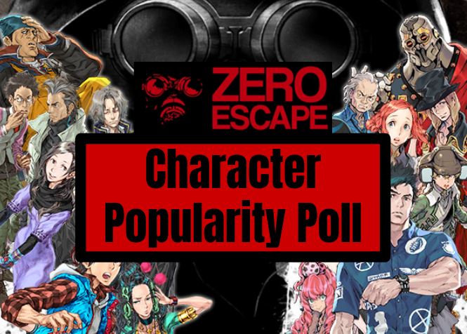 lunavatar999's tweet photo. The Zero Escape Character Popularity Poll is now live! 

https://t.co/HVuKLSbKxq

All you need to do is put in 1 - 5 of your favorite ZE characters and submit so that, in the end, we can tell which ones are the most popular.  More details down below (👇) https://t.co/LmwCXhGn1M