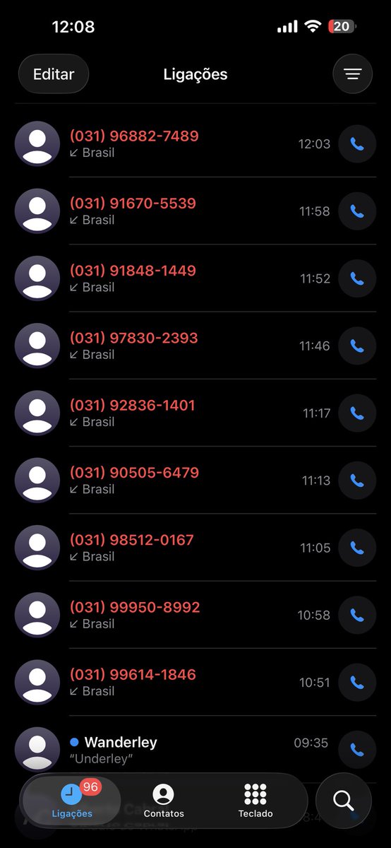 Flamme_Im_Wind's tweet photo. Gente, não dá… é insuportável.
A telefonia acabou mesmo.
Felizmente o antispam evita o aborrecimento, mas sinceramente, isso já passou do limite. https://t.co/2BQQb96J2I