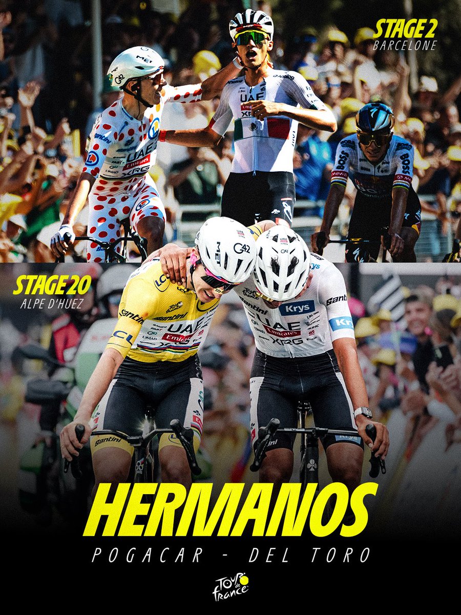 LeTour's tweet photo. More than teammates. ⭐

#TDF2026 https://t.co/Vbk3r0e7Nj