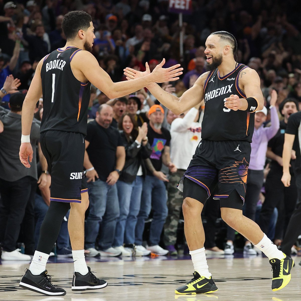 statdefender's tweet photo. Teams With The Best FG% In The Paint (Non-Restricted Area) For The 2026 NBA Playoffs :
                                      
1.  Phoenix Suns  —  50.0%
2.  Oklahoma City Thunder  —  47.5%
3.  New York Knicks  —  45.6%
4.  Cleveland Cavaliers  —  45.5%
5.  Denver Nuggets  —  43.6%
5.  Toronto Raptors  —  43.6%
7.  Boston Celtics  —  42.9%
8.  Los Angeles Lakers  —  40.3%