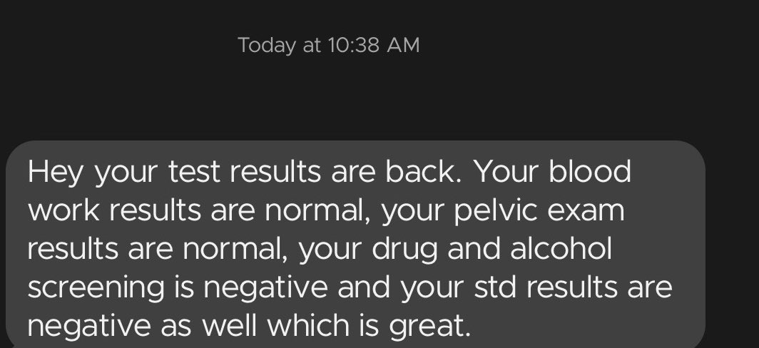 chasityvll's tweet photo. For the ones that’s loud and wrong inna back all my results is good https://t.co/lpKdnFoZLd