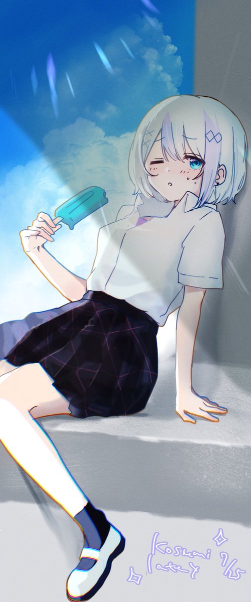 kosumilatty's tweet photo. あつ〜い🔥🍧　#のののーと https://t.co/4Rvo2HVKxc