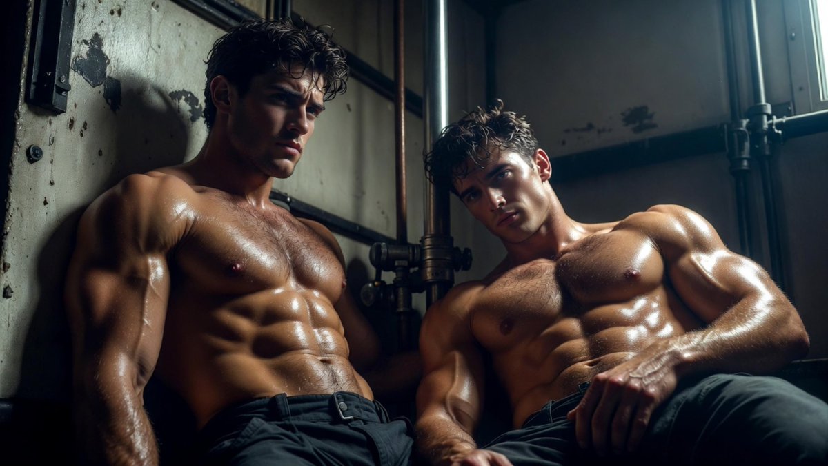 CliveAndre89757's tweet photo. Few of my Firemen back at the Station about to start a big fire... will post a# few more .. #FIREMEN #gaydude https://t.co/d9YlvxhjOg