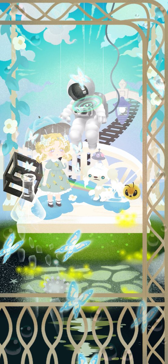 Amidxag's tweet photo. えるくちゃ、、！！！！！
こてん。のお祝いブランコありがとう〜🥹🤍💫🙏
さっそくこてん。も乗り込んだよ〜！！ https://t.co/pPVsaOK1ml